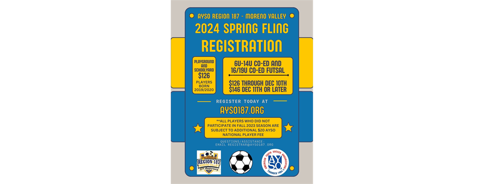 Spring Registration
